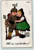39189505 - Kinder In Uniform WK I Eisernes Kreuz - Engelhard, P.O. (P.O.E.)
