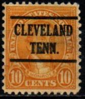 USA Precancel Vorausentwertung Preo, "CLEVELAND" (TENN). - Vorausentwertungen