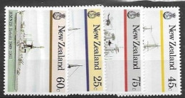 New Zealand Mnh ** Ship Set 1985 5 Euros - Unused Stamps