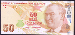 Turkey 50 Lirasi 2009 UNC P- 225c - Turkije