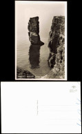 Ansichtskarte Helgoland (Insel) Nordspitze Lange Anna Fotokarte 1954 - Autres & Non Classés