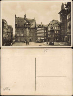 Ansichtskarte Marburg An Der Lahn Oberer Markt, Geschäfte - Fotokarte 1934 - Marburg
