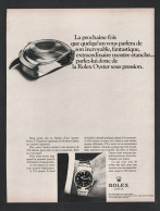 Lot De 5 Publicités Différentes MONTRE ROLEX 1965/1966 Horlogerie Pub Horlogerie Chronometre  Bijoux  Montres Geneve - Pubblicitari