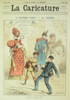 La Caricature 1885 N°282 A Travers Paris Draner Gounod Par Luque Robida Caran D'Ache - Riviste - Ante 1900