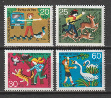 Bund Michel 711 - 714 Jugend Tierschutz ** - Unused Stamps