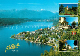 73753828 Millstatt Millstaettersee Fliegeraufnahme Teilansichten Millstatt Mills - Autres & Non Classés