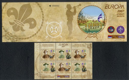 Serbia 2007 Europa CEPT 100 Years Of World Scout Movement Organizations Scouting Scouts Booklet MNH - 2007