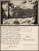 Ansichtskarte Berchtesgaden Watzmann Im Winter Fotokarte Stimmungsbild 1934 - Berchtesgaden