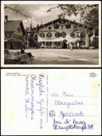 Ansichtskarte Oberammergau Hotel Gasthof Alte Post 1958 - Oberammergau