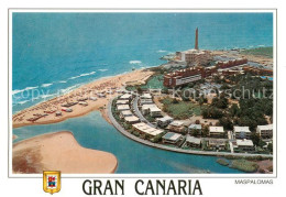 73753757 Maspalomas Gran Canaria Faro Y Lago Fliegeraufnahme  - Altri & Non Classificati