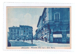 ALESSANDRIA - PIAZZETTA DELLA LEGA - CORSO ROMA - VIAGGIATA - Alessandria