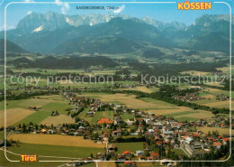 73753689 Koessen Tirol Fliegeraufnahme Mit Kaisergebirge Koessen Tirol - Other & Unclassified