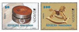 Macedonia 2015 Europa CEPT Old Toys Set Of 2 Stamps MNH - Marionnetten