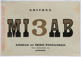 Ad9032 - ERITREA - RADIO FREQUENCY CARD   -  1950 - Radio