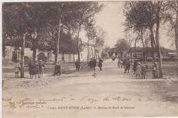 Saint-Justin, Avenue De Mont-de-Marsan - Nombreux Enfants - Autres & Non Classés