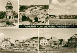 73753660 Bergen Ruegen Ernst Moritz Arndt Turm Karl Marx Platz Panorama  Bergen  - Autres & Non Classés