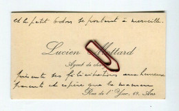 ANS (Liège) - Carte De Visite 1930, Lucien Mottard Agent De Change Rue De L'Yser, à Fam. Gérardy Warland Naissance Odon - Tarjetas De Visita