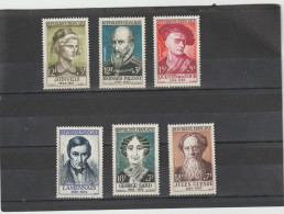 1957 N°1108 à 1113  Célébrités Série Guesde NEUFS SANS GOMME - Unused Stamps