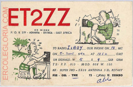 Ad9035 - ERITREA - RADIO FREQUENCY CARD   - Asmara -  1950 - Radio