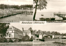 73753618 Arendsee Altmark Schwimmbad Seebruecke Kurhaus Bungalows Arendsee Altma - Andere & Zonder Classificatie