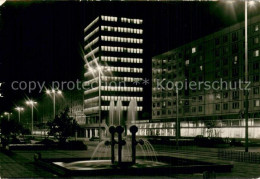 73753608 Magdeburg Karl Marx Strasse Mit Haus Der Lehrer Bei Nacht Magdeburg - Maagdenburg