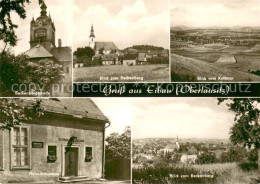 73753606 Eibau Beckenbergbaude Kirche Blick Vom Kottmar Heimatmuseum Panorama Ei - Autres & Non Classés