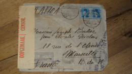 EGYPT Air Mail Cover - Censor 1940, Ismailia To France   ......... Boite1 ...... 240424-67 - Brieven En Documenten