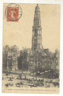 62/ CPA - Arras - Hotel De Ville Et Place De La Vacquerie - Arras