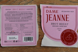 ETIQUETTE BIERE DAME JEANNE KRIEK - Birra