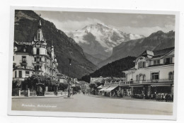 Heimat Bern: Interlaken Bahnhofstrasse Mit Hotel Bernerhof Um 1930 - Interlaken