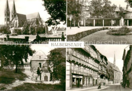 73753589 Halberstadt Dom Von Suedwesten Mit Gleimhaus Volkstheater Jagdschloessc - Halberstadt