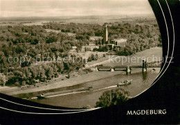 73753586 Magdeburg Elbe Blick Vom Dom Auf Den Kulturpark Rotehorn  - Magdeburg