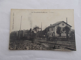 CPA CARTE POSTALE ANCIENNE LE TREMBLOIS LES ROCROI LA GARE ARDENNES SNAPSHOT - Autres & Non Classés