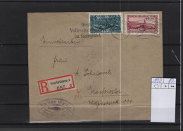 Saar Michel Kat.Nr. 190 Auf Brief - Storia Postale