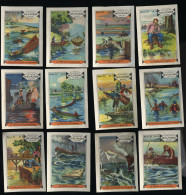 Meurisse - Ca 1930 - 57 - La Pêche, Fishing - Full Serie (colour Spot On No 7) - Other & Unclassified