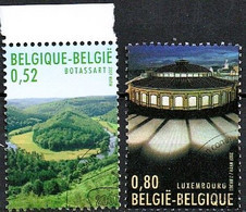 BELGIE,BELGIQUE , SERIE OBP 3676-3677 AVEC LUXEMBOURG , CAPITAL CULTURE, OBLITERE, GESTEMPELT - Usados