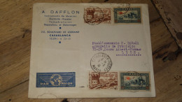 Enveloppe MAROC, Avion , Casablanca Pour France - 1941   ......... Boite1 ...... 240424-72 - Lettres & Documents