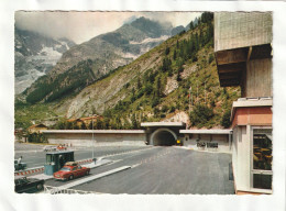 CPM. 15 X 10,5  -  Tunnel Du Mont Blanc, Le Plus Long Du Monde.  M. 11600 - Place - Andere & Zonder Classificatie