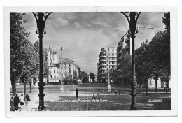 VALENCE - Avenue De La Gare - Edition La Cicogne - Circulé En 1951- - Valence