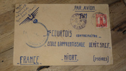 Enveloppe MAROC, Avion , Militaria, Agadir Pour France - 1945?   ......... Boite1 ...... 240424-73 - Briefe U. Dokumente