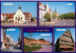 73753376 Lingen Ems Histor Rathaus Markt Lookenstrasse Jugendherberge Haus Hellm - Lingen