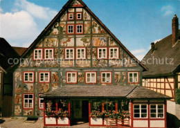 73753374 Schwalenberg Gasthof Kuenstlerklause Fassadenmalerei Von Friedrich Eick - Other & Unclassified