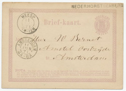 Naamstempel Nederhorst Den Berg 1871 - Storia Postale