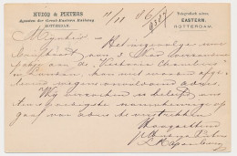 Briefkaart G. 23 Particulier Bedrukt Rotterdam 1886 - Postal Stationery