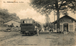 N76 - 38 - CHATONNAY - Isère - Tramway - La Gare - Châtonnay