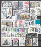 FRANCE ANNEE 1987 41 TIMBRES TOUS DIFFERENTS ET OBLITERES TOUS EMIS EN 1987 - Gebruikt