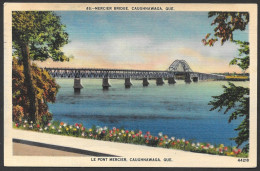 Caughnawaga  Montréal  Québec - C.P.A. - Oblitérée 1941 - No: 44218 - Le Pont Mercier (Bridge) - Montreal