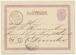 Naamstempel Ginneken 1874 - Storia Postale
