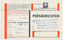 Nijmegen 1966 - Persbericht Z.O. Autobusdienst - Sin Clasificación