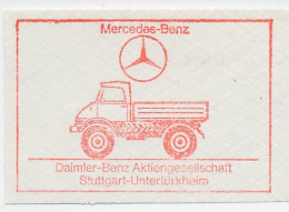 Meter Cut Germany 1970 Truck - Mercedes Benz - Camion